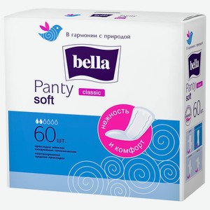 Прокладки ежедневные bella panty 60 шт софт classic