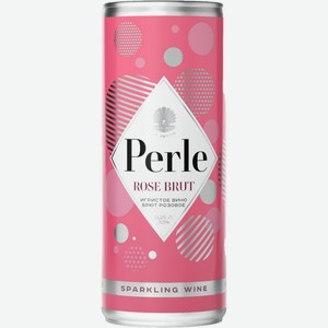 Вино игристое La Petite Perle розовое брют 11,5% Россия 0,25л