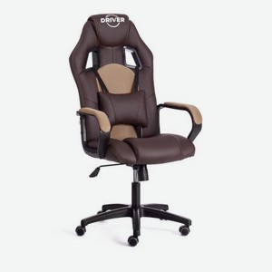 Кресло компьютерное TC Driver искусственная кожа коричневое с бронзовым 55х49х126 см