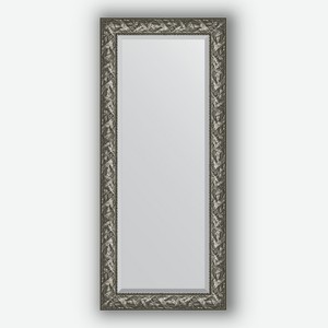 Зеркало с фацетом в багетной раме Evoform византия серебро 99 мм 69х159 см