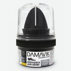 Крем-блеск Damavik для ухода за изделиями из гладкой кожи, 50 мл, темно-коричневый