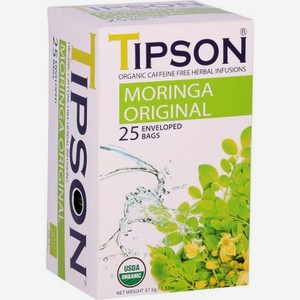 Чай органический Tipson Моринга ориджинал, 25 пакетиков