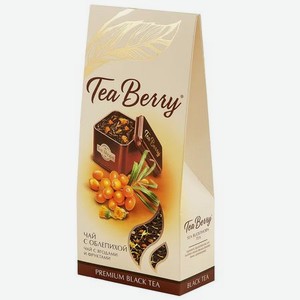 Чай черный Tea Berry с облепихой листовой, 100 г