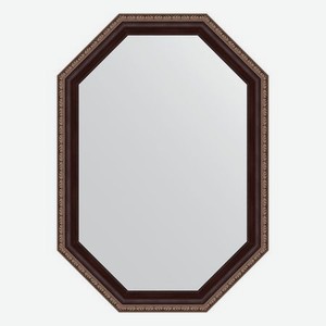Зеркало в багетной раме Evoform махагон с орнаментом 50 мм 49x69 см