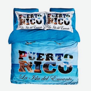 Постельный комплект евро сатин Colors of fashion puerto rico