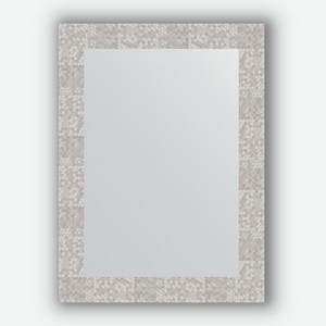 Зеркало в багетной раме Evoform соты алюминий 70 мм 56х76 см