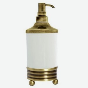 Дозатор для мыла Boheme Hermitage бронзовый 7,5х7,5х18,5 см