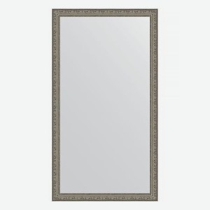 Зеркало в багетной раме Evoform виньетка состаренное серебро 56 мм 74х134 см