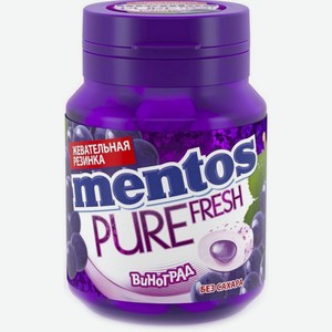 Жевательная резинка Ментос Pure fresh виноград, 54г