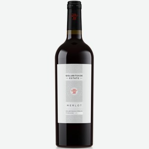 Вино Поместье Голубицкое Merlot красное сухое, 0.75л