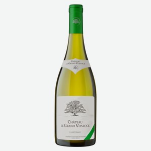 Вино Chateau le Grand Восток Chardonnay белое сухое, 0.75л
