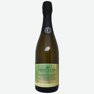 Вино игристое Saint Clair Vicar s Choice Sauvignon Blanc Bubbles белое полусухое, 0.75л