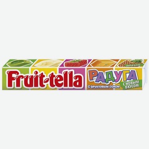 Конфеты Fruittella Радуга жевательные, 41г