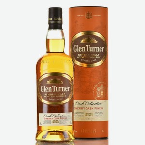 Виски Glen Turner Sherry Cask Finish в подарочной упаковке, 0.7л