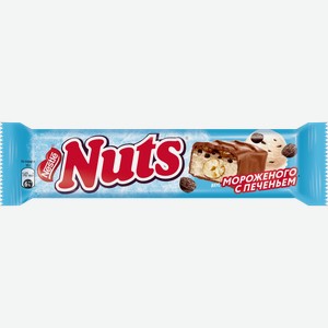 Шоколадный батончик Nuts Duo фундук мороженое печенье 60г в магазине Магнит Экстра