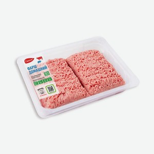 Фарш свинина-говядина охлажденный газовая вакуумная упаковка САМСОН, 1,8кг