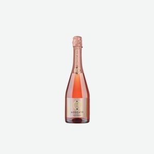 Вино игристое ZB Wine Moscato розовое полусладкое, 0.75л