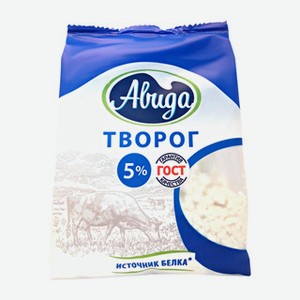 Творог Авида 5% 300г без заменителя молочного жира в магазине Линия ...
