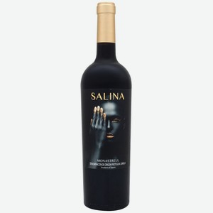 Вино SALINA Салина Монастрель орд. сорт. Хумилья DOP кр. сух., Испания, 0.75 L