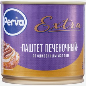 Паштет Perva Extra печеночный со сливочным маслом, 250г