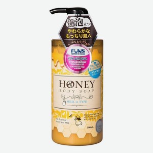 Увлажняющий гель для душа с экстрактом меда и молока Honey Milk: Гель 500мл