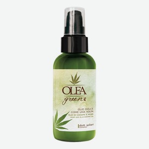 Питательное масло конопли и ежевики для придания блеска волосам Olea Green Dolce Olio 100мл