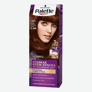 Стойкая крем-краска для волос Интенсивный цвет 110мл: LW3 (6-68) Горячий шоколад