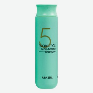 Шампунь для глубокого очищения кожи головы с пробиотиками 5 Probiotics Scalp Scaling Shampoo: Шампунь 300мл
