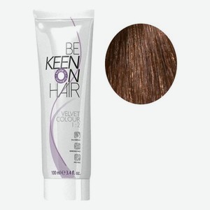 Стойкая крем-краска для волос без аммиака Velvet Color 100мл: 7.75 Mittelblond Braun-Rot