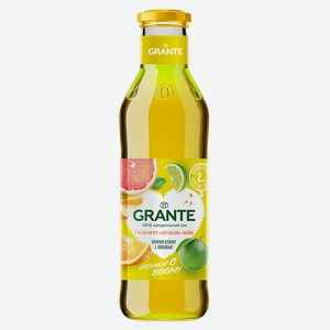 Сок GRANTE грейпфрут-апельсин-лайм, 750мл