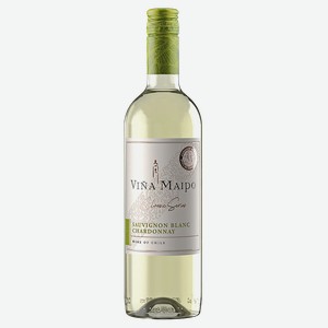 Вино VINA MAIPO Classic Совиньон Блан-Шардоне белое полусухое (Чили), 0,75л