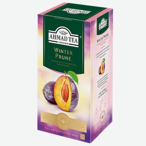Чай черный AHMAD TEA Winter Prune, 25 пакетиков