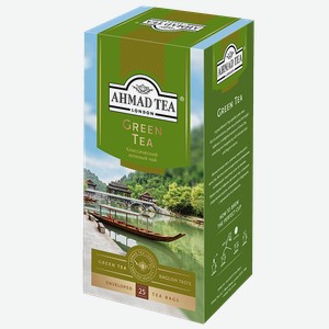 Чай AHMAD TEA Зеленый, 25 пакетиков