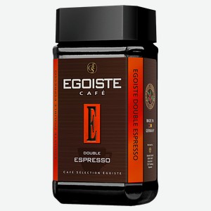 Кофе EGOISTE Дабл эспрессо растворимый, 100г