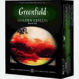 Чай Черный Greenfield Gold Ceylon 100 Пакетиков