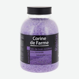 CORINE DE FARME Соли для ванн морские лаванда