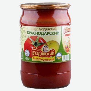 Соус томатный Буздякский Краснодарский, 670 г, стеклянная банка