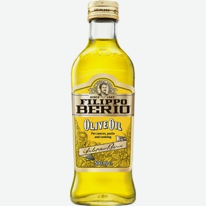 Масло оливковое FILIPPO BERIO раф с добавлением н/раф, Италия, 500 мл ...