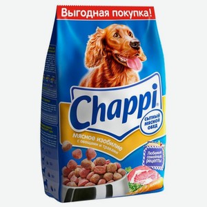 Корм для собак Chappi мясное изобилие, 2.5 кг