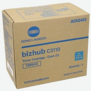 Тонер Konica-Minolta bizhub C3110 голубой TNP-51C