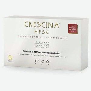 Лосьон для стимуляции роста волос Crescina Transdermic HFSC 1300 для мужчин 10+10 3,5 мл*20