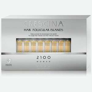 Лосьон для стимуляции роста волос для женщин №20 Crescina Follicular Islands 2100