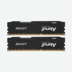 Память оперативная DDR3 Kingston Fury Beast 16GB 1866MHz (KF318C10BBK2/16)