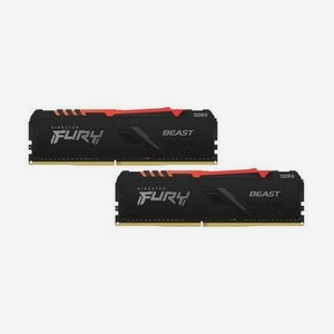 Память оперативная DDR4 Kingston Fury Beast 16Gb 2666Mhz (KF426C16BBAK2/16)