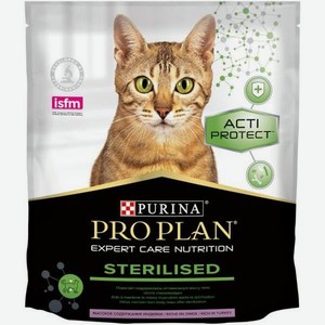 Корм для кошек PRO PLAN Acti-Protect для стерилизованных сухой с индейкой 400г
