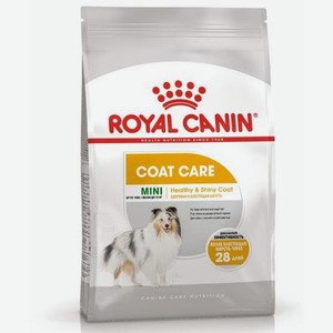 Корм для собак ROYAL CANIN Mini Coat Care мелких пород с тусклой и сухой шерстью 3кг