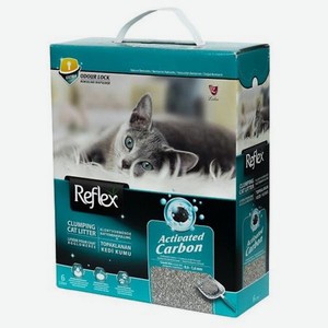 Наполнитель для кошачьего туалета Reflex комкующийся бентонитовый с повышенной впитываемостью 6л