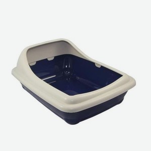 Туалет-лоток для кошек L Lilli Pet Gobi 56х39х21 см темно-синий