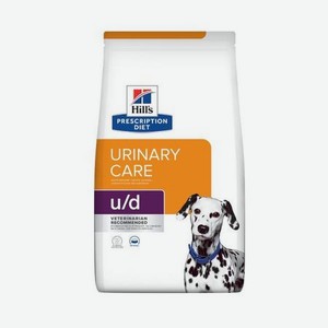 Корм для собак HILLS Prescription Diet u/d Urinary Care при хронической болезни почек 4кг