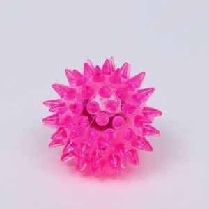 Игрушка для собак Пижон Мяч светящийся 4.5 см розовый